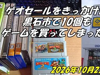 ゲオセールをきっかけに黒石市で10個もゲ…