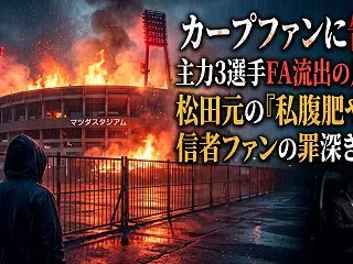 カープファンに告ぐーー主力3選手FA流出…