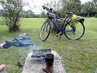 三番瀬で野外飯