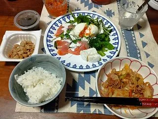 我が家のご飯！手作りドレッシング＆手はお…