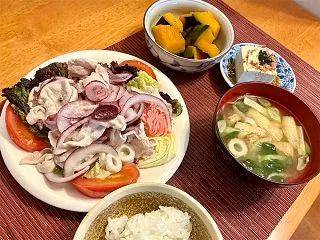 10/27 豚しゃぶのマスタードサラダ