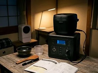 炊飯器を動かせるポータブル電源の条件！必…