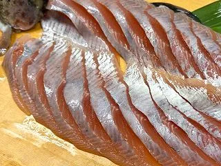 刺身 〜釣り上げた三依鱒〜