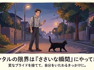 【体験談】メンタル強者の私が黒猫に道を譲…