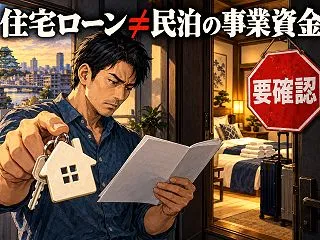 住宅ローンで民泊。一括返済が待っている？