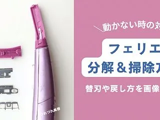 フェリエを分解＆掃除してみた。替刃や組み…