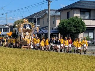 津田天満神社の秋季例祭・宵宮(姫路市)