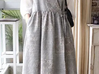 大島紬リメイク〜憧れのカシュクールワンピ…
