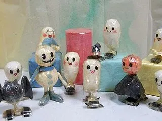 10月のちりがみ細工～ハロウィン関連の人…