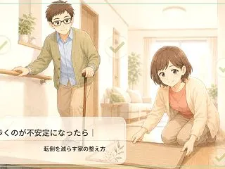 親の歩き方が不安定なとき｜転倒を防ぐ家の…