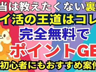 【来た！】超簡単にマイルが貯まる！陸マイ…