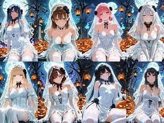 【生成AI画像】「ゴーストブライド(幽霊…
