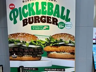 こんな所にもピックルボール！？