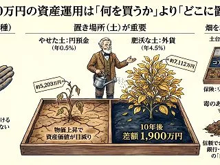10年で1,900万円の差。5,000万…