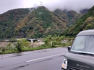 エブリイ（DA17V） 石榑峠（国道42…
