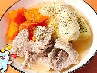夜食にロールキャベツ
