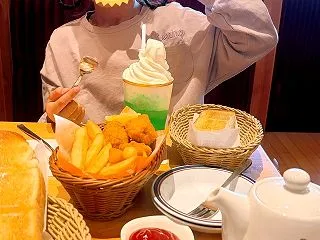 娘とモーニング