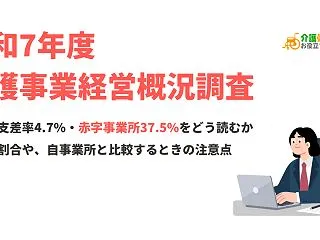 令和7年度介護事業経営概況調査｜平均収支…
