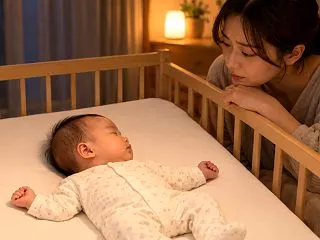 赤ちゃんの向き癖にタオルは本当に安全？夜…