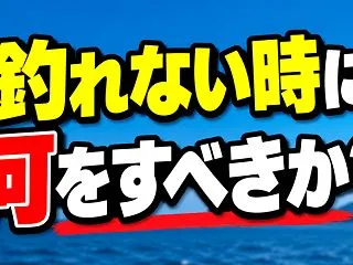 釣れない時は諦めも肝心？けど諦めなければ…