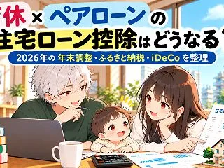 育休×ペアローンの住宅ローン控除はどうな…