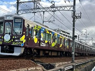阪急武庫之荘朝ラッシュ1008F「カーボ…