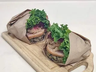 オートミールライスバーガー ～ 鴨とケー…