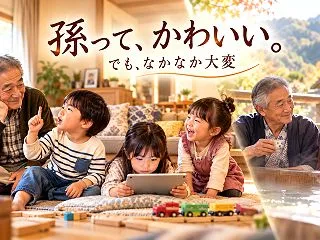 【実感】孫の世話で疲れた祖父母が日帰り温…