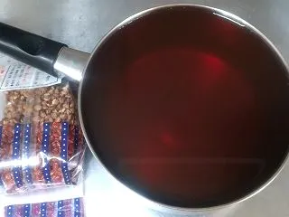 煮出し麦茶の濾し方