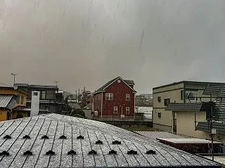 初雪を観測