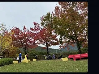 父と紅葉狩り