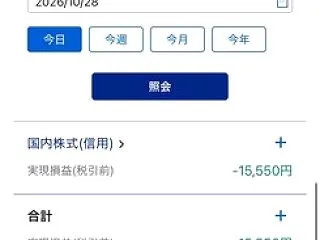 10月28日 デイトレ結果 -15550…