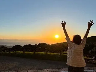 朝一番、今日の私を迎える。