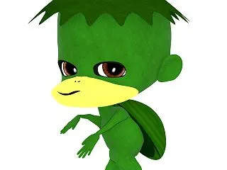 かわいい河童のイラスト