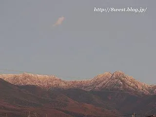 八ヶ岳 初冠雪