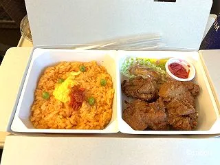 旅立ちはチキン弁当と