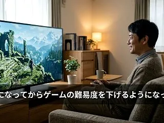 大人になってからゲームの難易度を下げるよ…