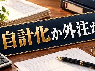「自計化」と「外注」どっちが得？会社の規…