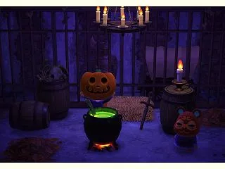 【あつ森】ハロウィン仕様のVIPルーム！…
