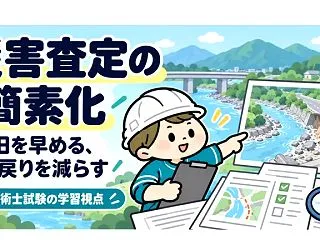 災害査定の簡素化とは？復旧を早める仕組み…