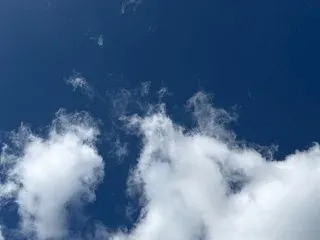 Hana、お空に昇りました。