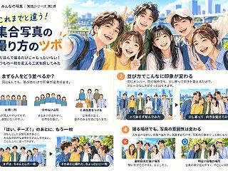 【みんなの写真】集合写真の撮り方のツボ！…