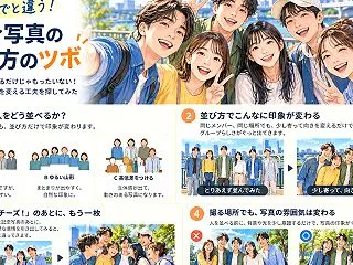 【みんなの写真】集合写真の撮り方のツボ！…