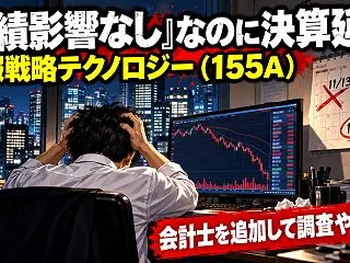 情報戦略テクノロジー決算延期の理由｜会計…
