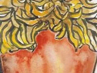 ドングリの絵手紙
