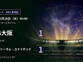 【ACLエリート MD3】G大阪、ブリー…