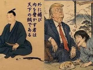 「外に媚び 内を脅かす者は 天下の賊であ…