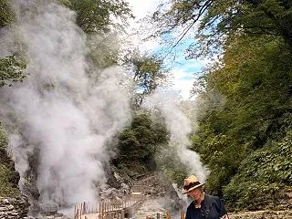 愛犬と栗駒山登山前の観光…栗駒の絶景スポ…