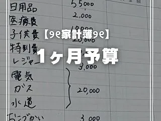 【節約４人家族】我が家の１か月予算を公開…