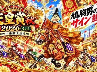 【天皇賞秋2026】鳩胸男がたどり着いた…